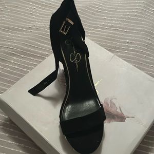 Slightly worn Jessica Simpson wedge heels
